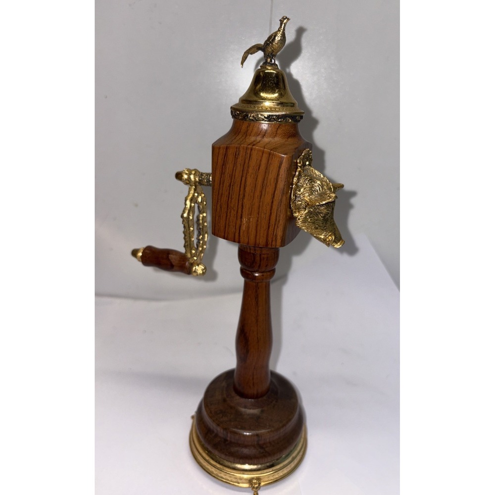 Rare REUGE Reuge Music‎ Box Pepper Mill Antique